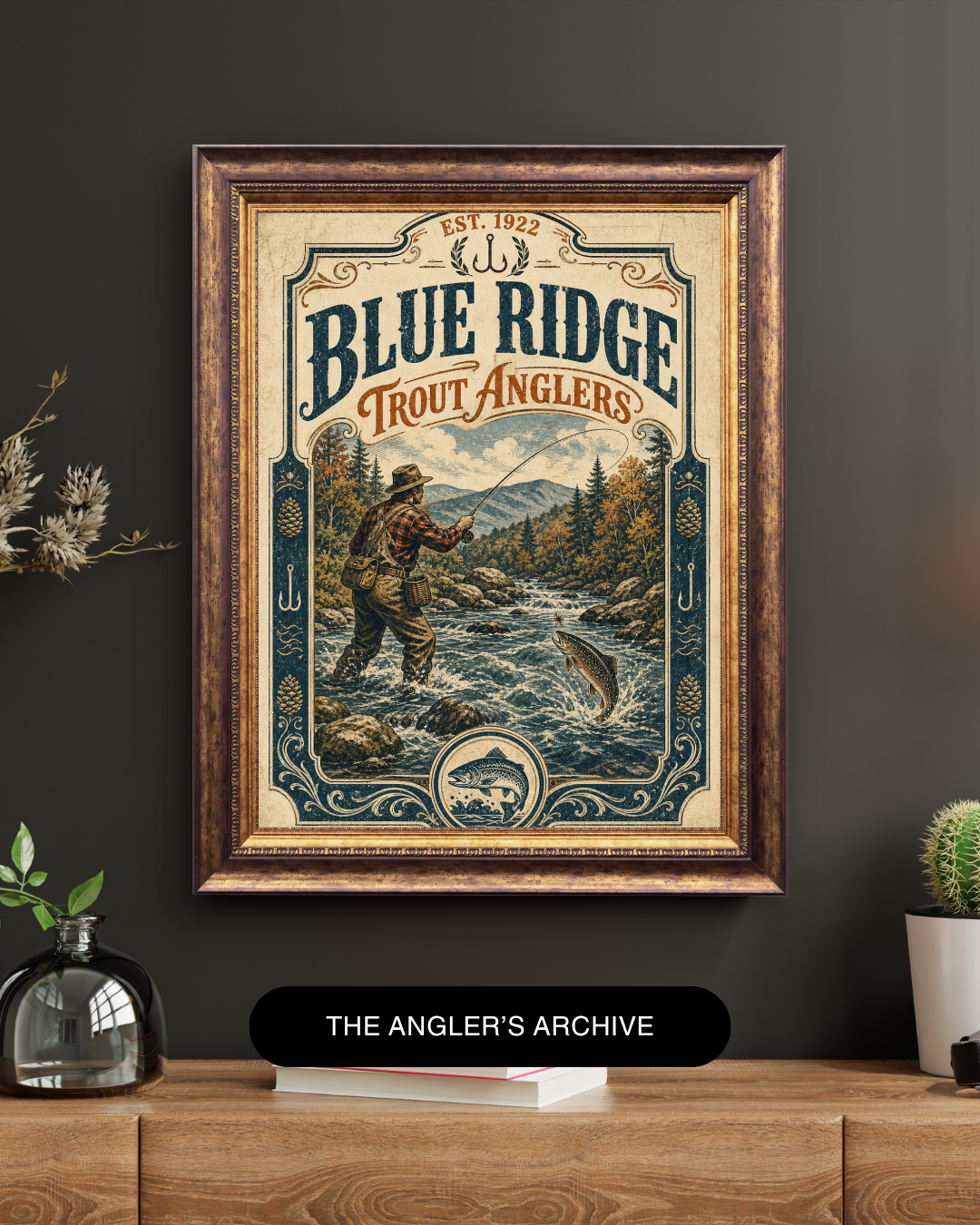 The Great Northern Pike Vintage Art Print | Heritage Angler Collection