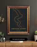 The Columbia River Gorge Bathymetric Art Print | Iconic Waters Collection